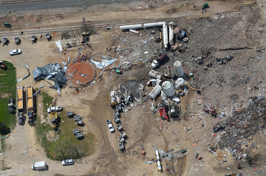 West Texas Fertilizer Explosion Aftermath