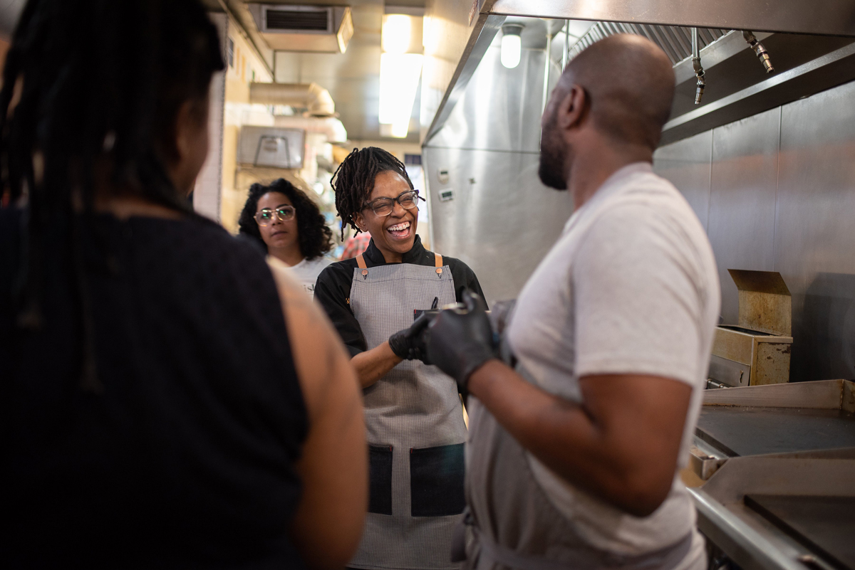 Relish Catering co-owner Le’Genevieve Squires. (Photo courtesy of V.W. Photography.)