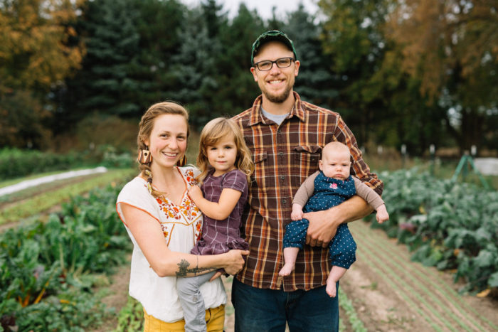 Bethany and Mike Edwardson, co-founders and farmers at Plainsong Farm & Ministry. (Photo courtesy of < a href=__plainsong.html Farm)