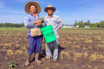 Phua (left) and Blia Thao at Thao's Garden