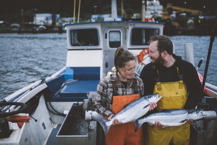 Nelly and Michael Hand of Drifters Fish. (Photo by Camrin Dengel)