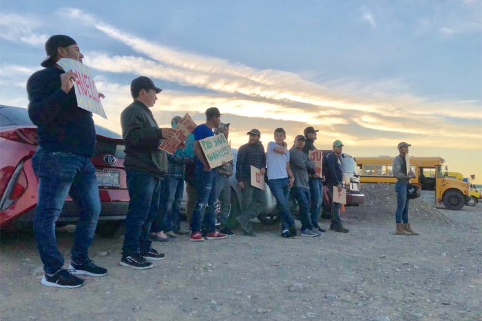 Guest workers striking at King Fuji Ranch