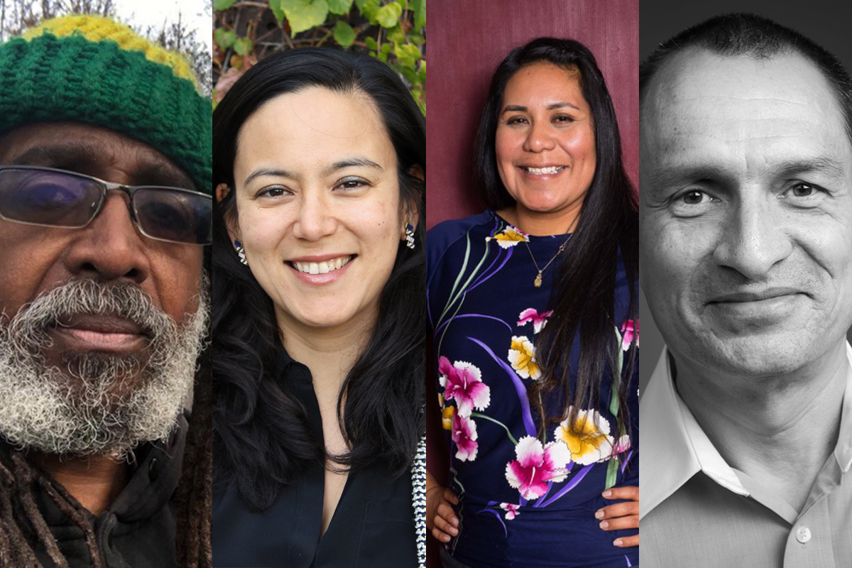 four food justice leaders - malik yakini nina ichikawa ricardo salvador a-dae romero-briones