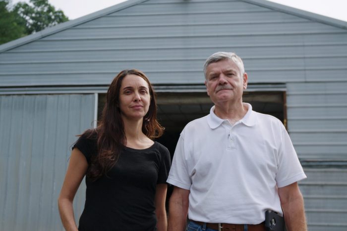 Leah Garcés and Mike Weaver. (Photo credit: Mercy for Animals)