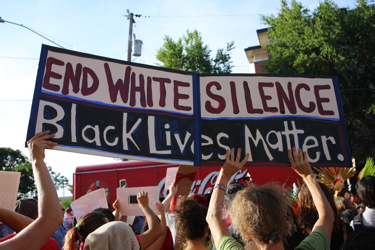 A Black Lives Matter protest in Minneapolis. Photo CC-licensed by Andy Witchger