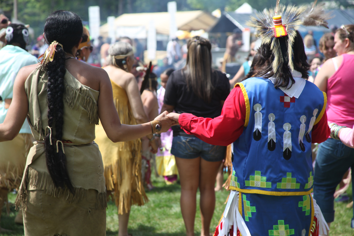 A Mashpee Wampanoag tribal gathering. (Photo courtesy of the Mashpee Wampanoag)