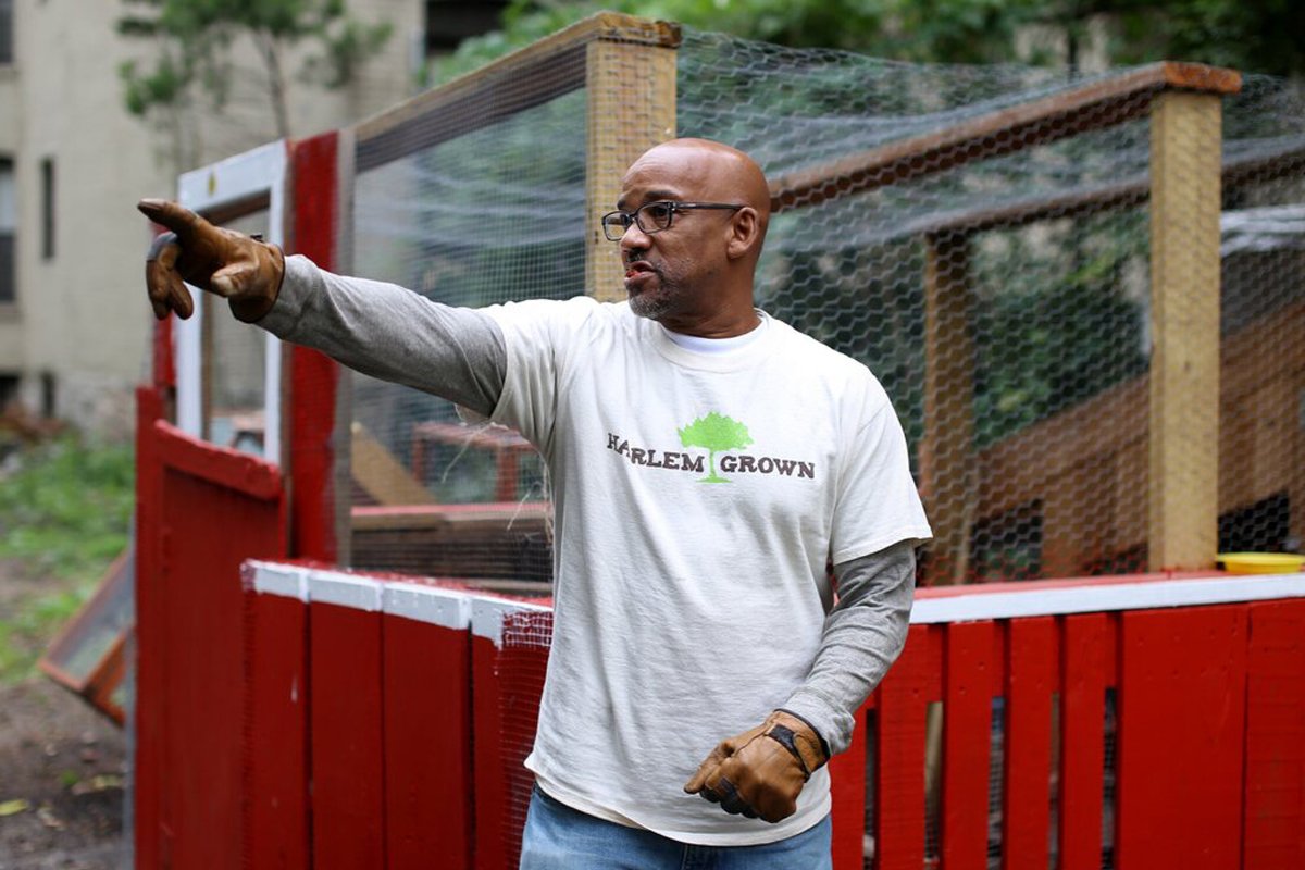 Harlem Grown's Tony Hillery. (Photo courtesy of Harlem Grown)