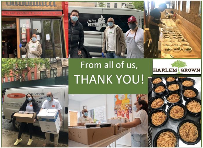 A thank you from Harlem Grown for their gofundme.