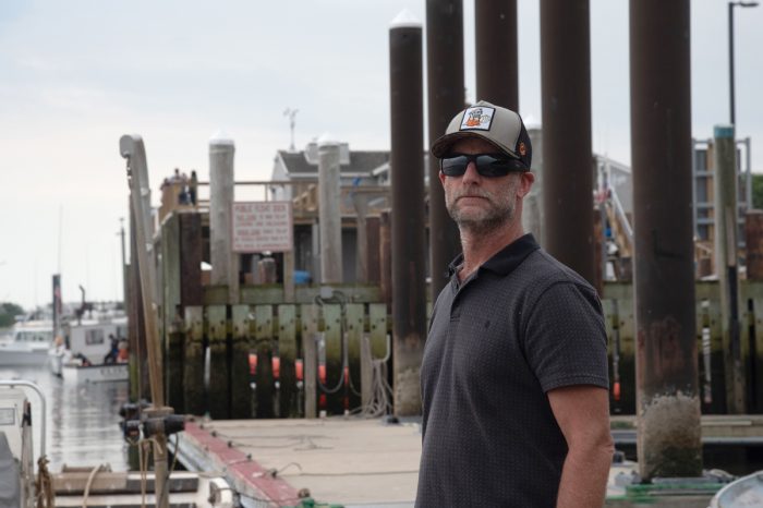 Paul Parker, head of Catch Together, at Chatham harbor on Cape Cod.