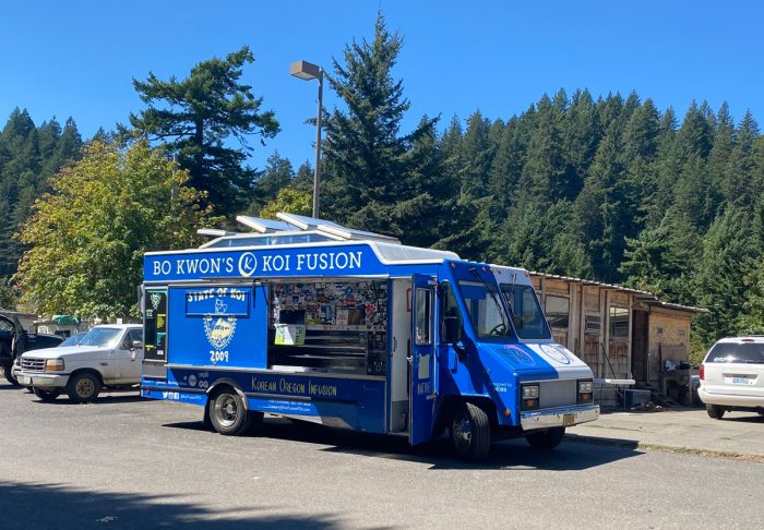 The KOi Fusion food truck during the event at Cascade Locks. (Photo credit: Bobby Rodrigo)