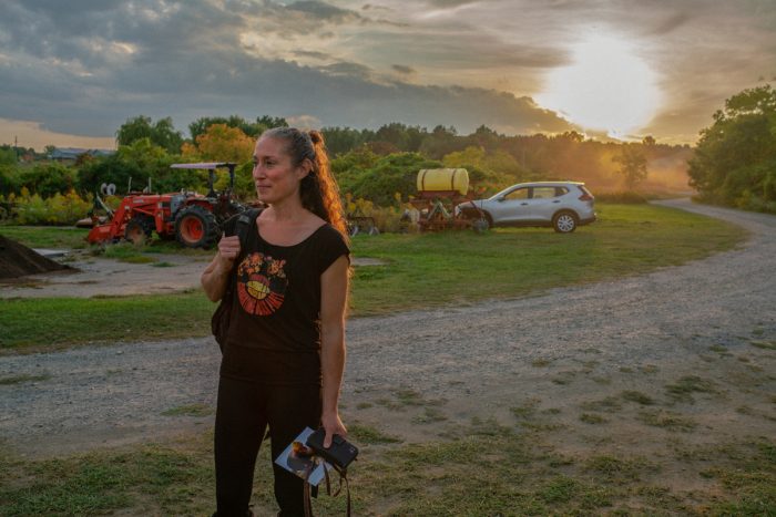 Liz Karabinakis on the West Haven Farm in Ithaca: “It was our local farmers who were able to be responsive and act quickly. And from their hearts, it was a genuine commitment to the community. That speaks to part of the value of a local food system. [It’s about] being connected, not only to the land that is producing your food, but to the people who are working the land and to the people who are being nourished by the food—an interconnectedness between farmers and consumers.”