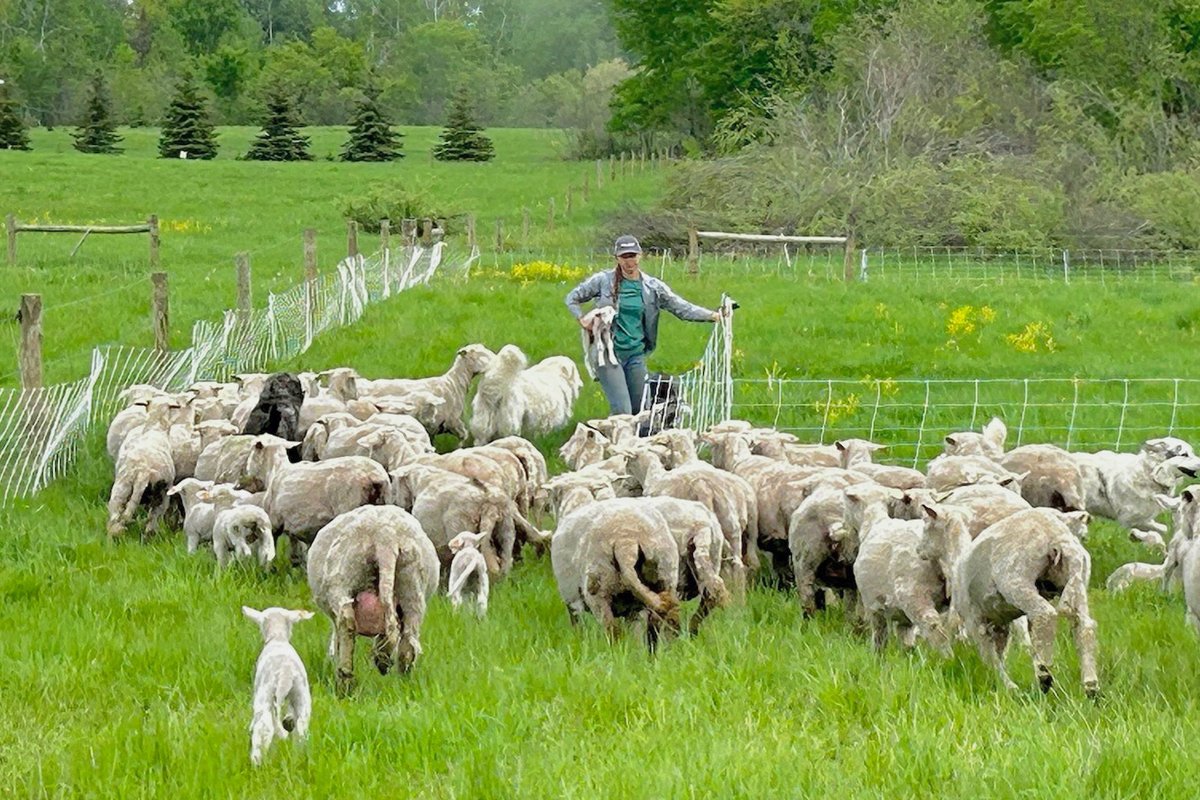 Farmer Hannah Bernhardt. Photo credit: Wendy Johnson