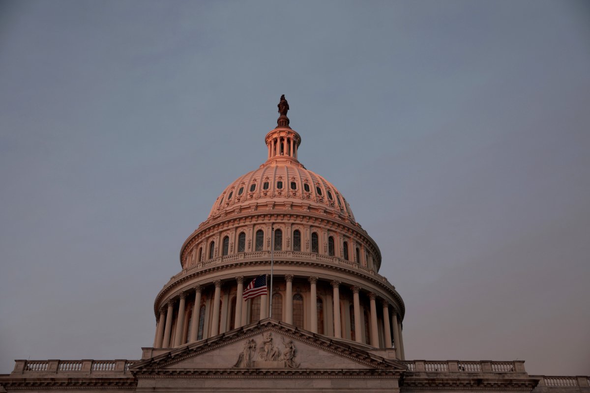 Sunrise over the US Capitol building in Washington, D.C. (Photo credit: Anna Moneymaker/Getty Images)