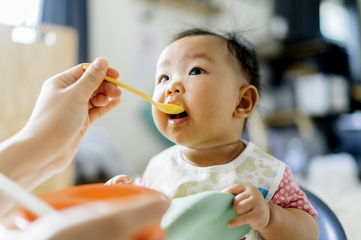 a parent feeds a small baby because they receive WIC funding and Congress has passed a funding bill in the past