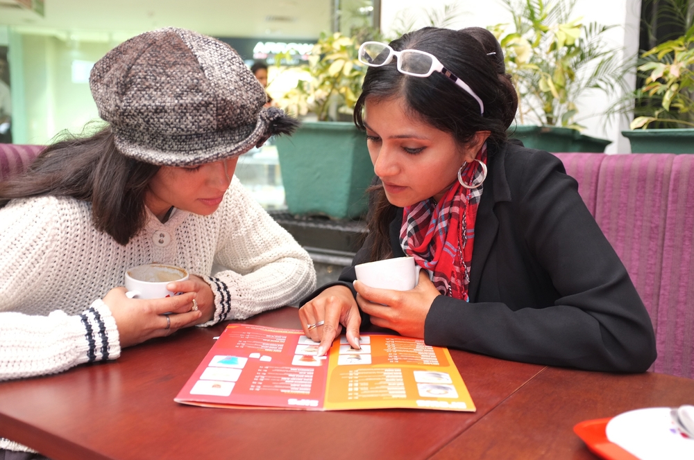 Women at Organic Restaurant